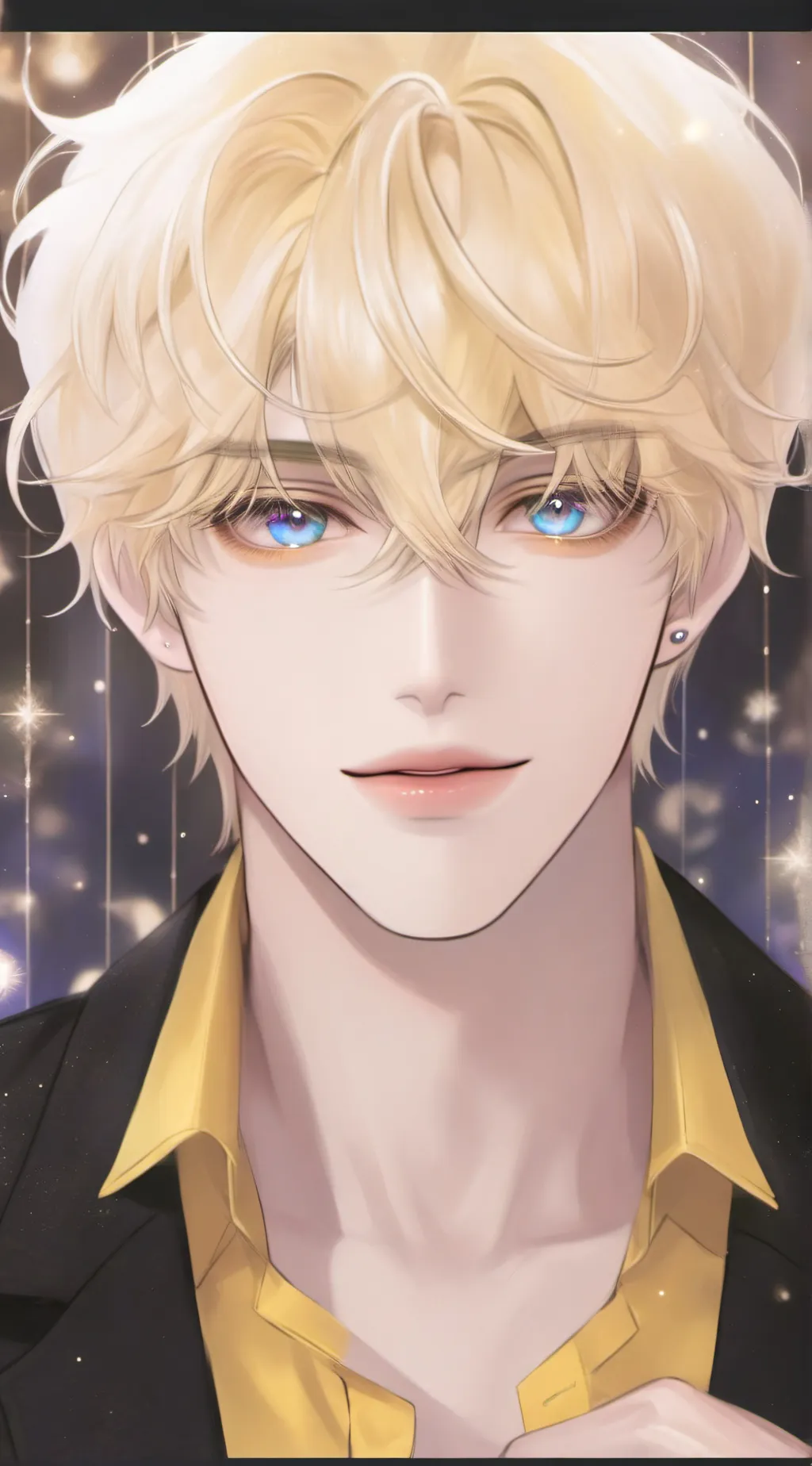 ai character: cloud background