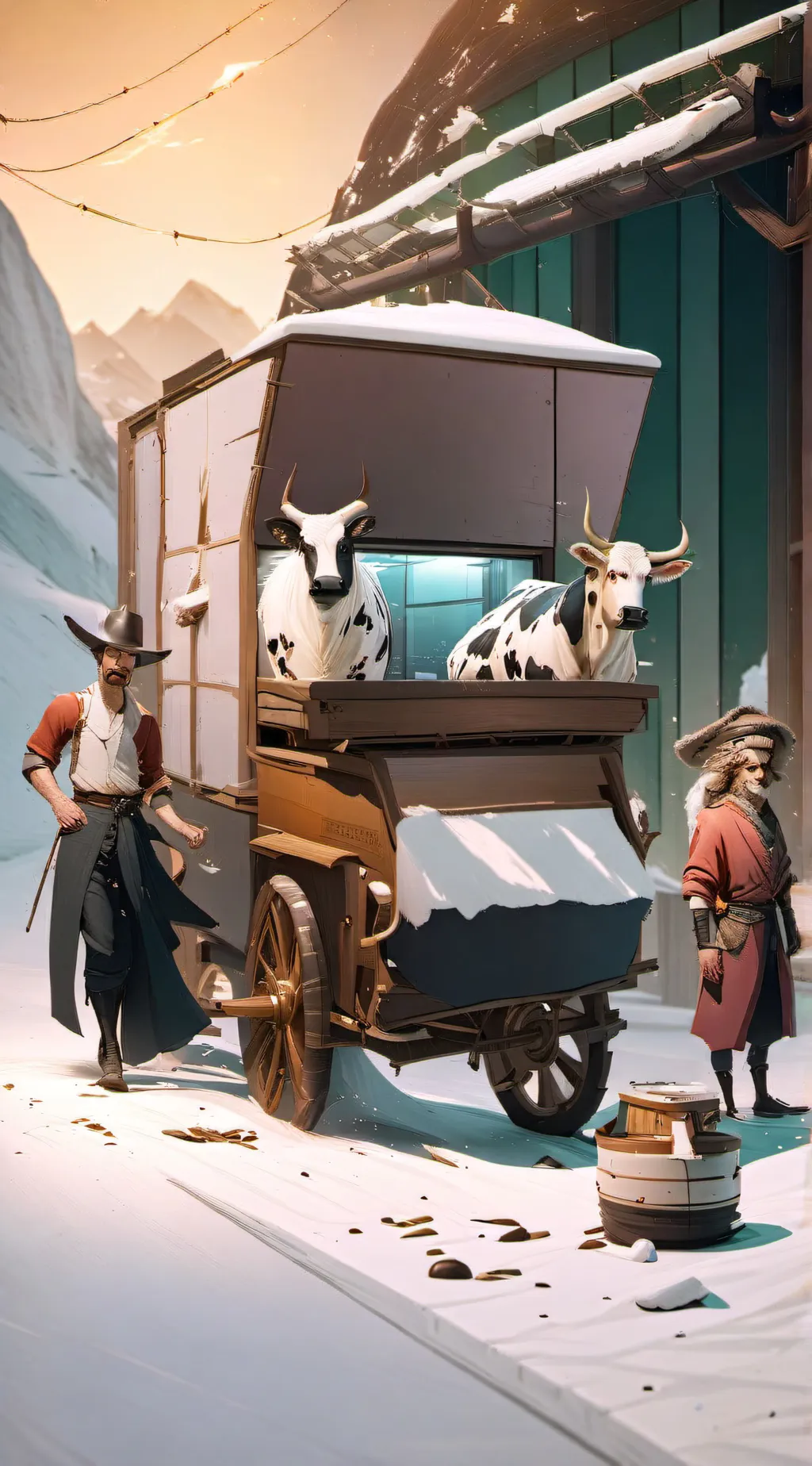 ai character: MHA bus wait background