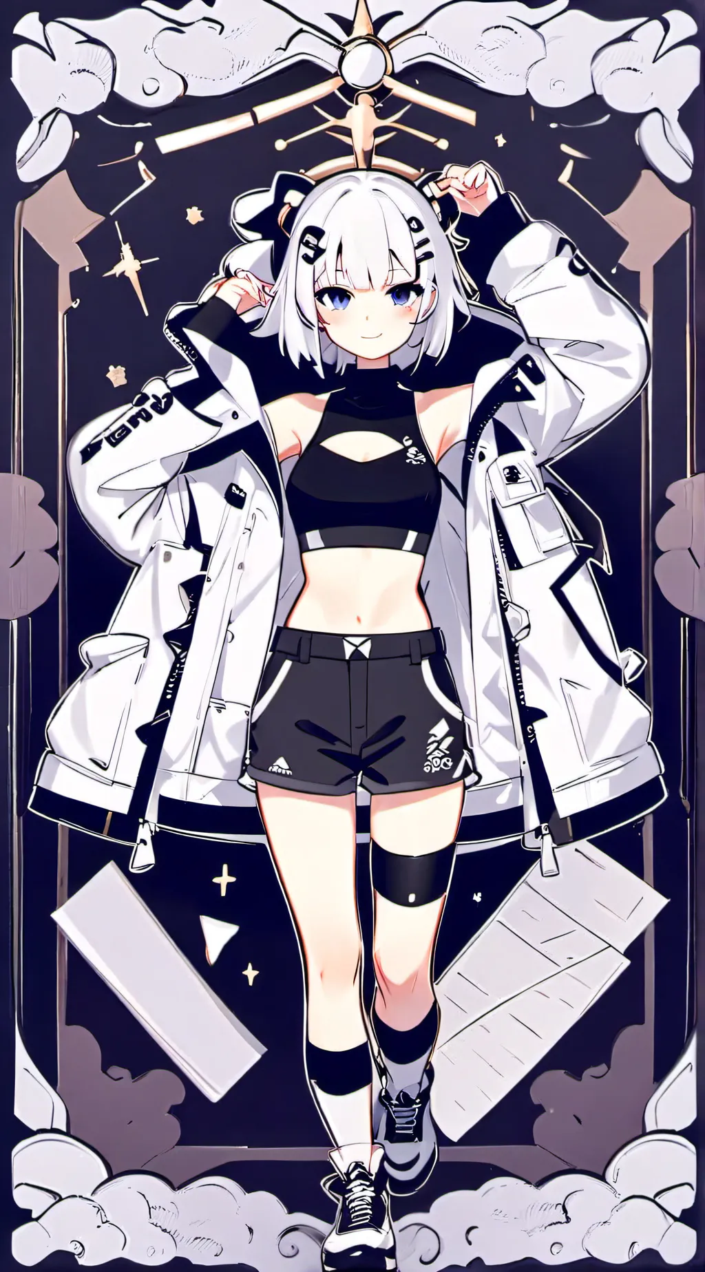 ai character: Your Tomboy Mom background