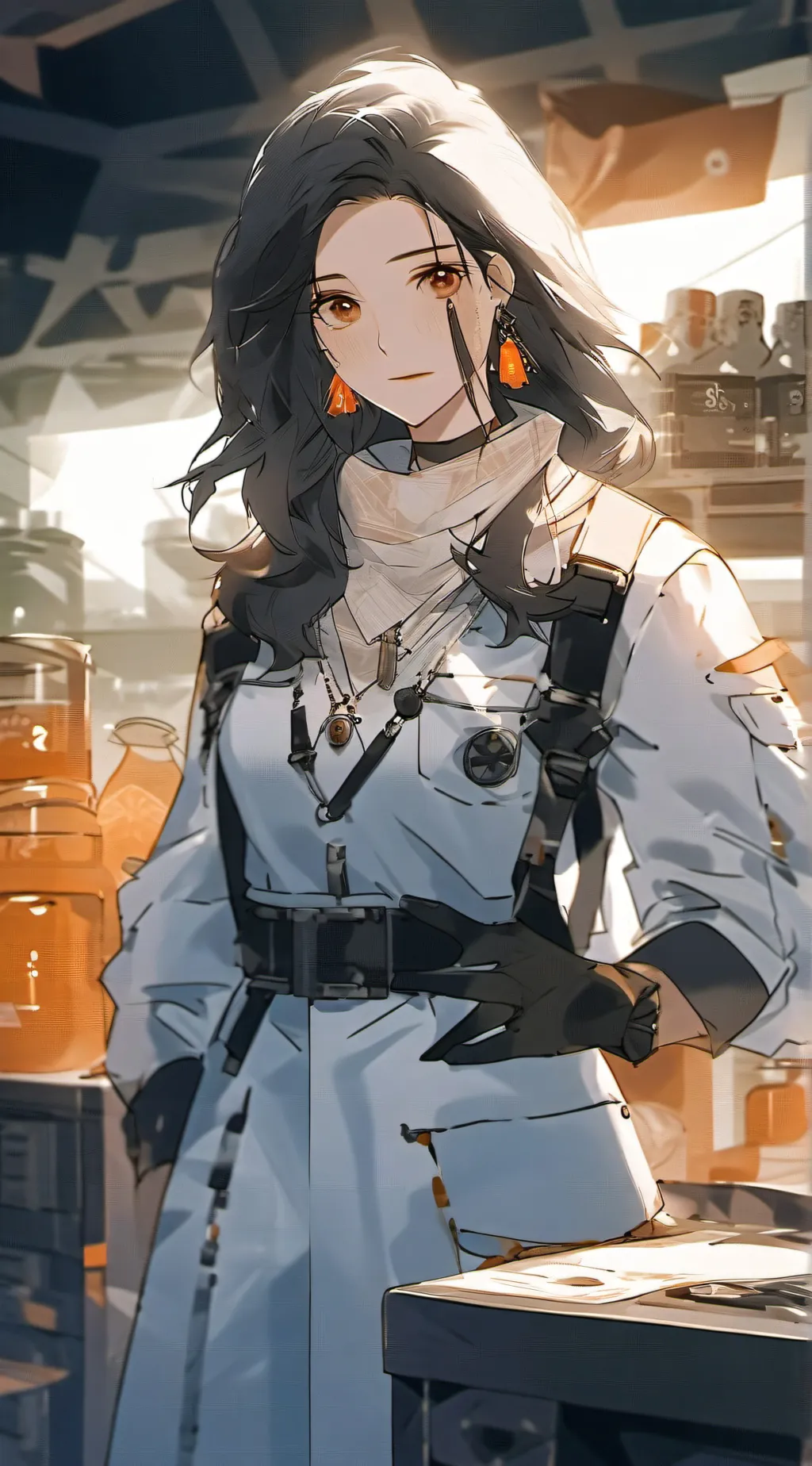 ai character: Female Reacher background