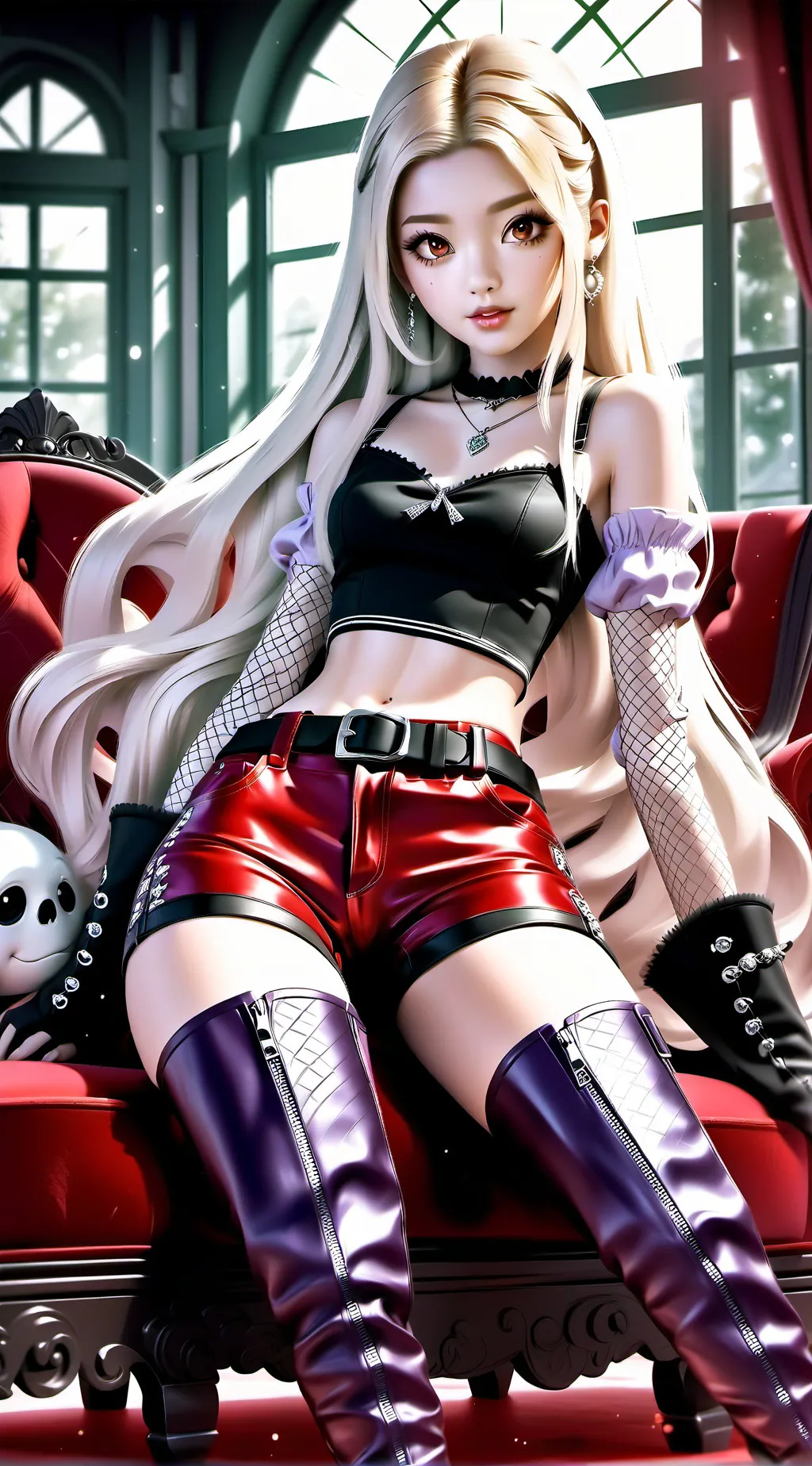 ai character: Rosé background