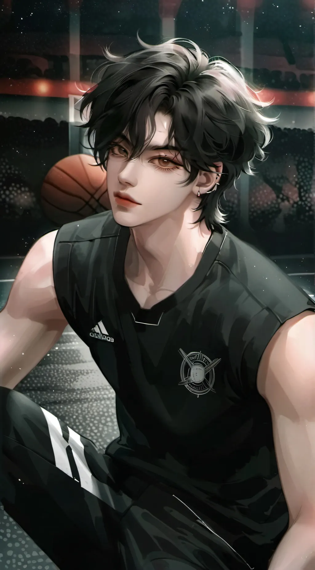 ai character: 🏀Zander🏀 background