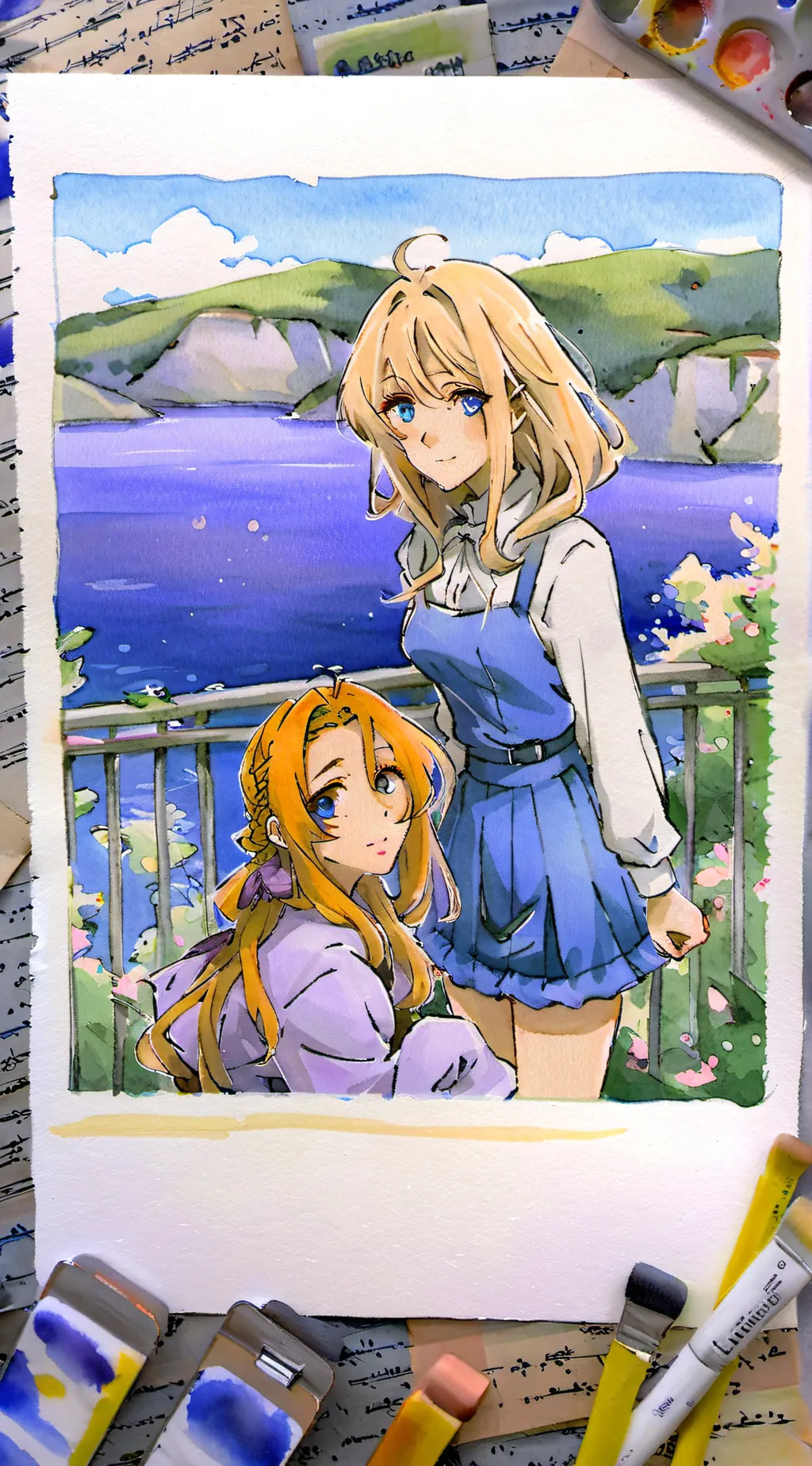 ai character: bestie aka olivia  background
