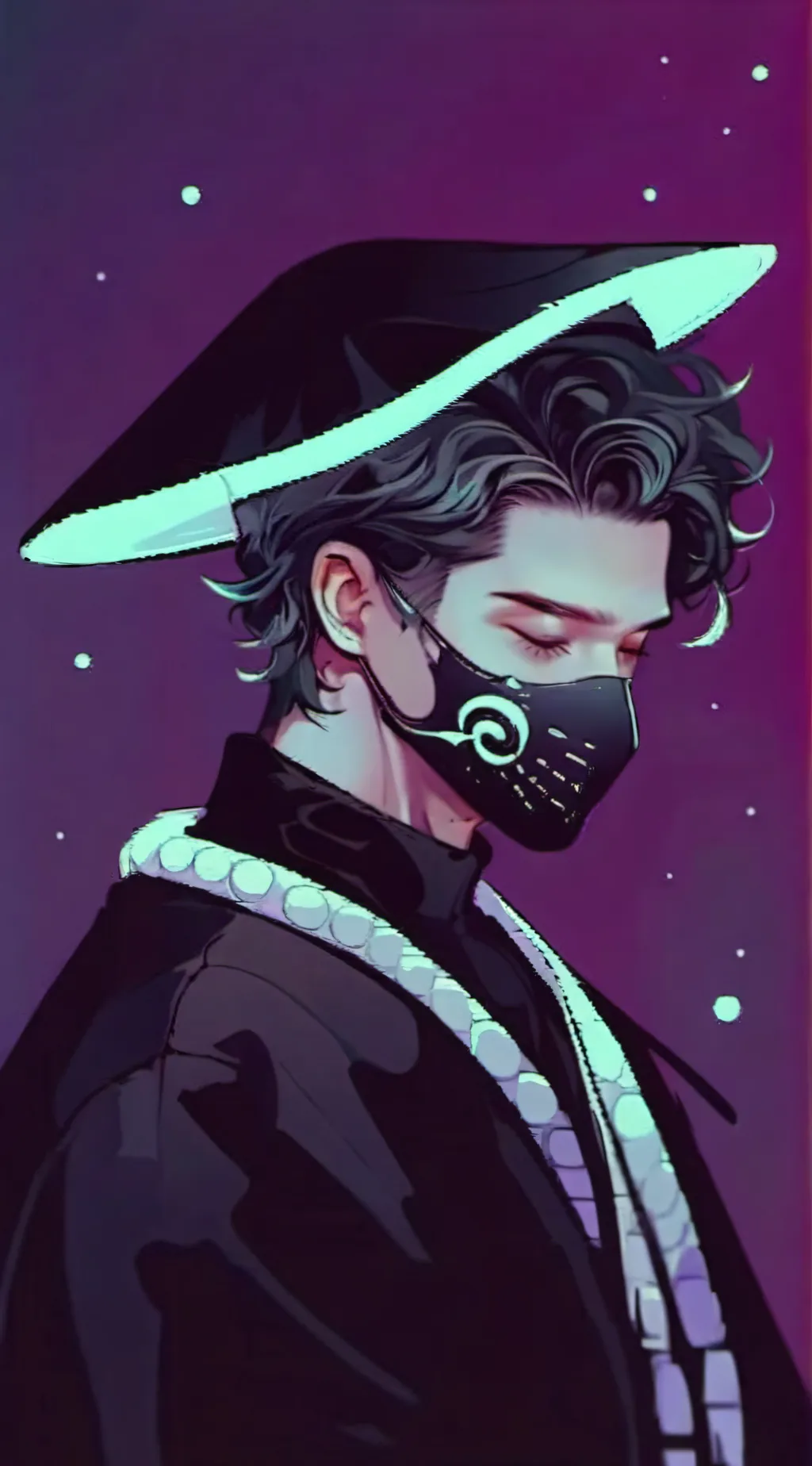 ai character: kit and static background