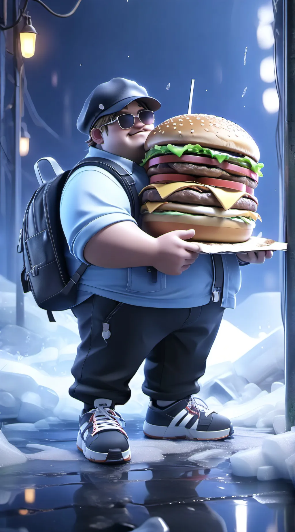 ai character: Marcus(big fatty) background