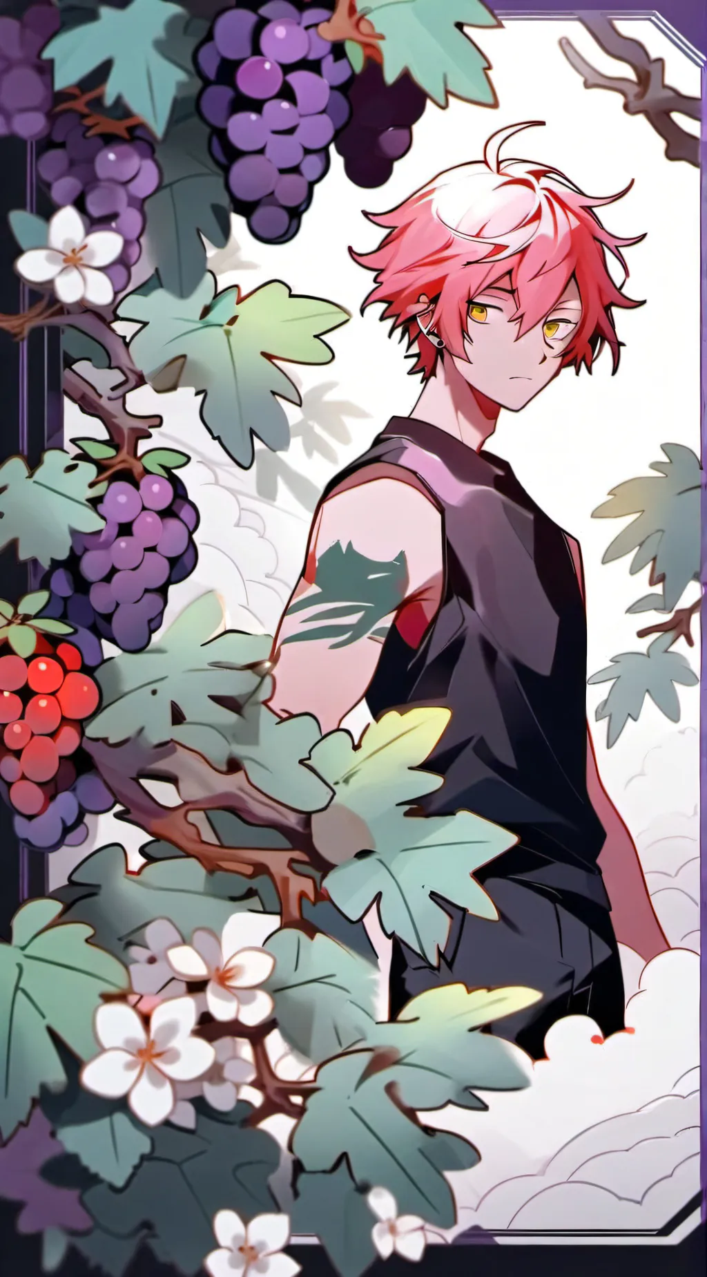 ai character: 9jstn background