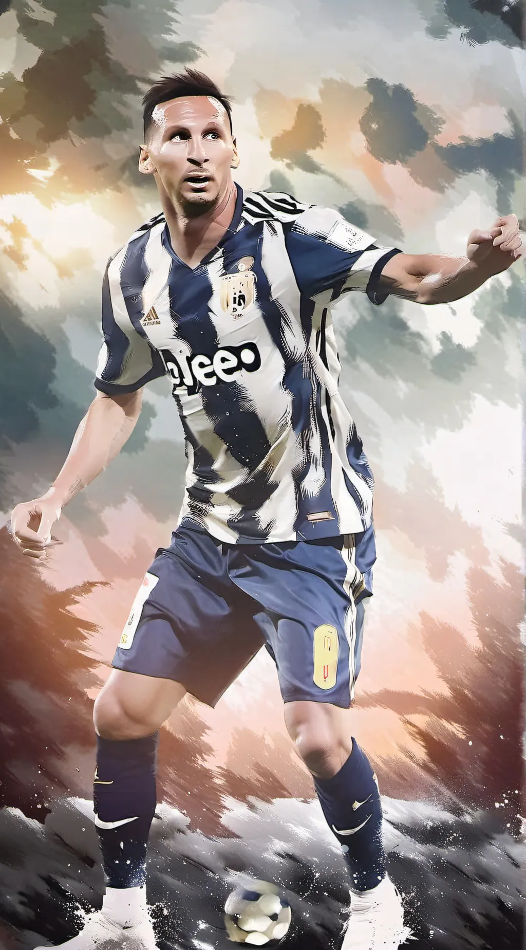 ai character: footballers creepy background