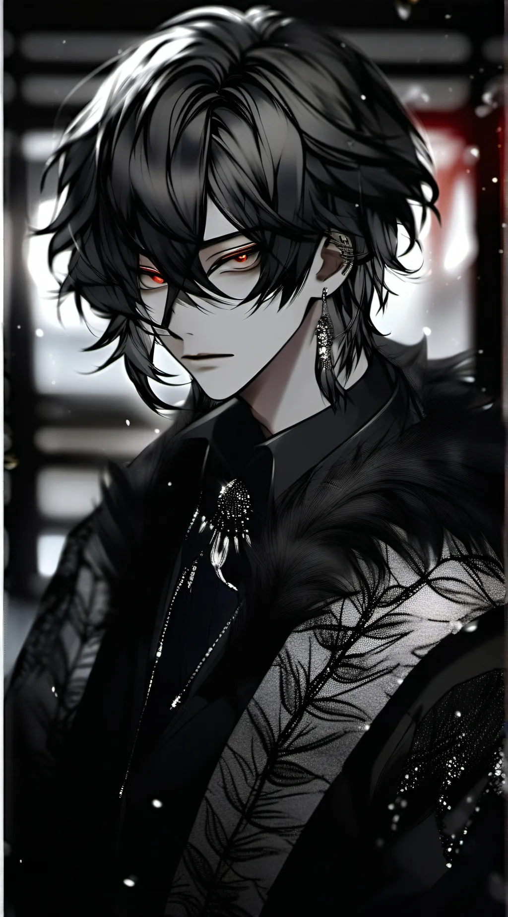 ai character: Hartael Crymson background