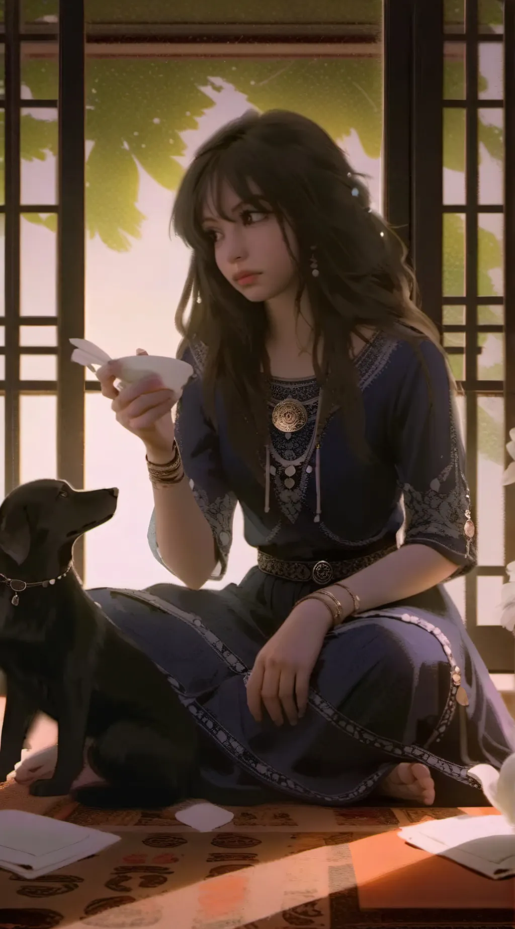 ai character: Layla background