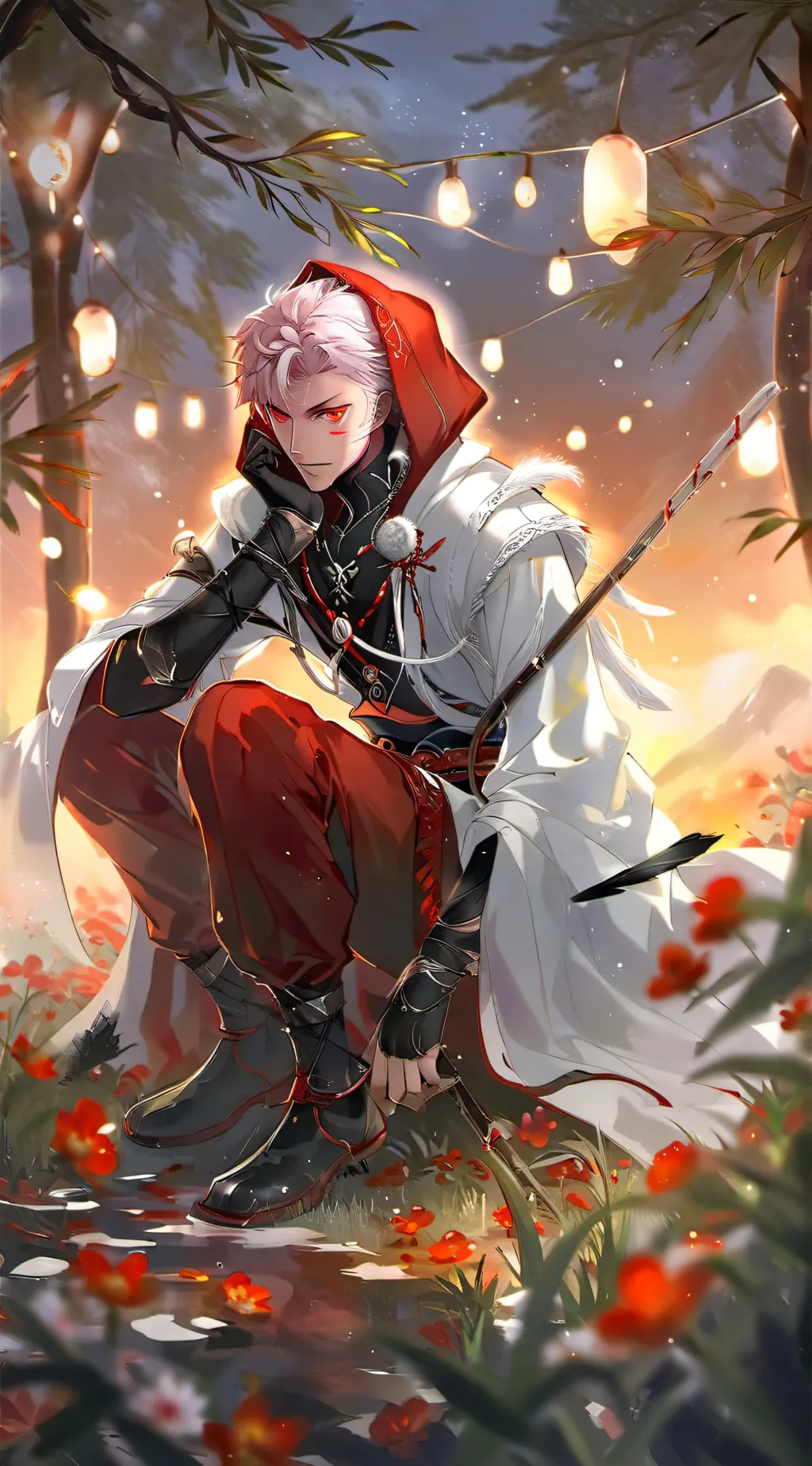 ai character: Yuji vs Sukuna background