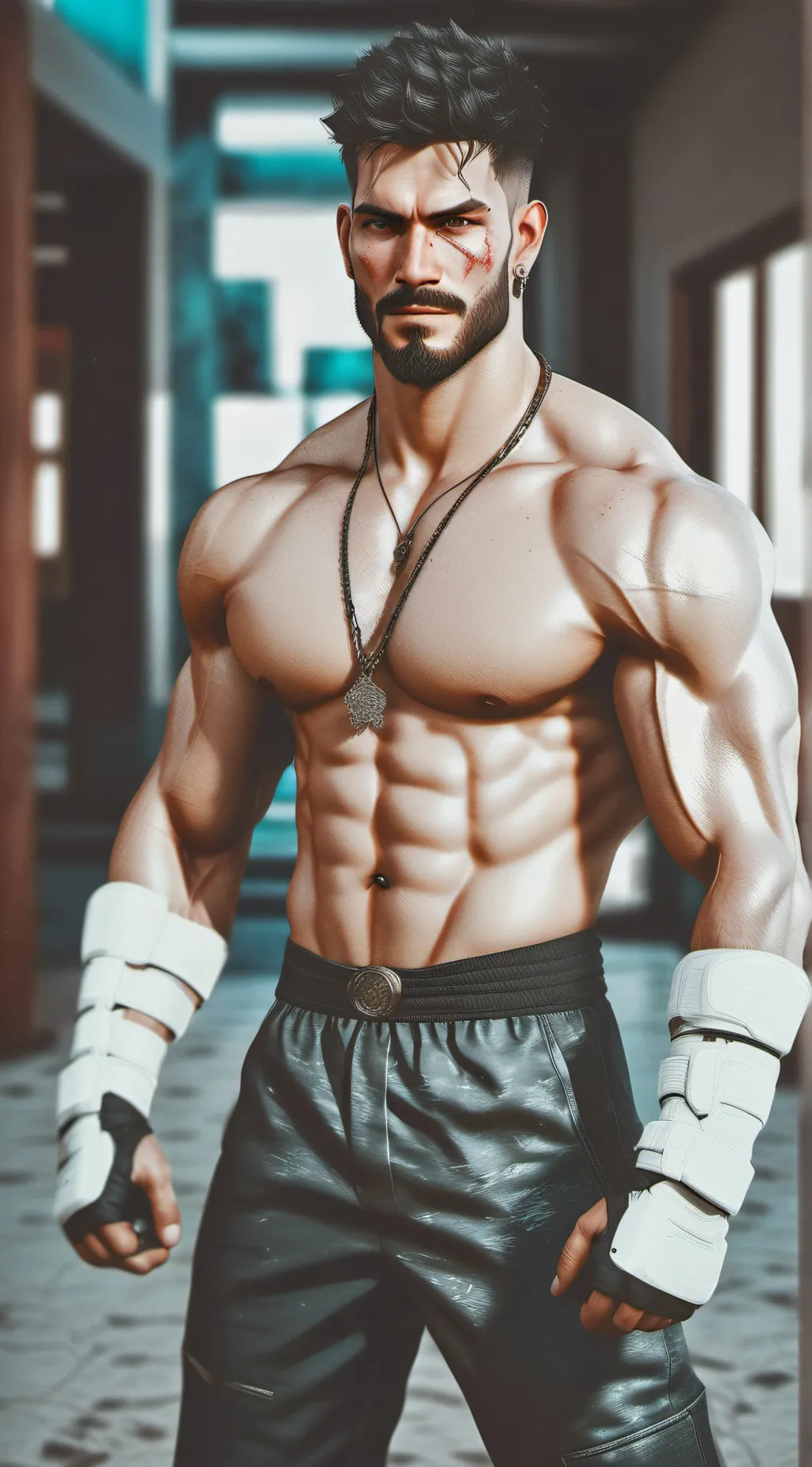ai character: guy who will fight background
