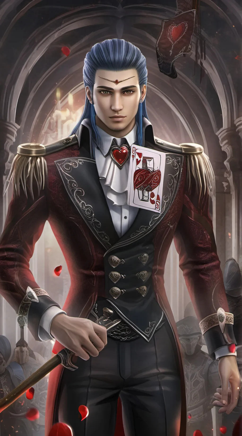 ai character: ageless king background