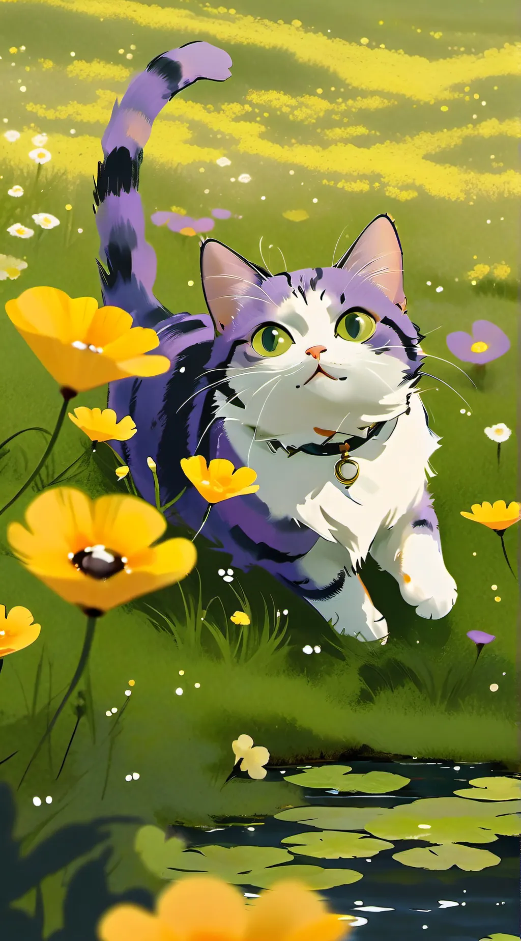 ai character: Smiling Critters background
