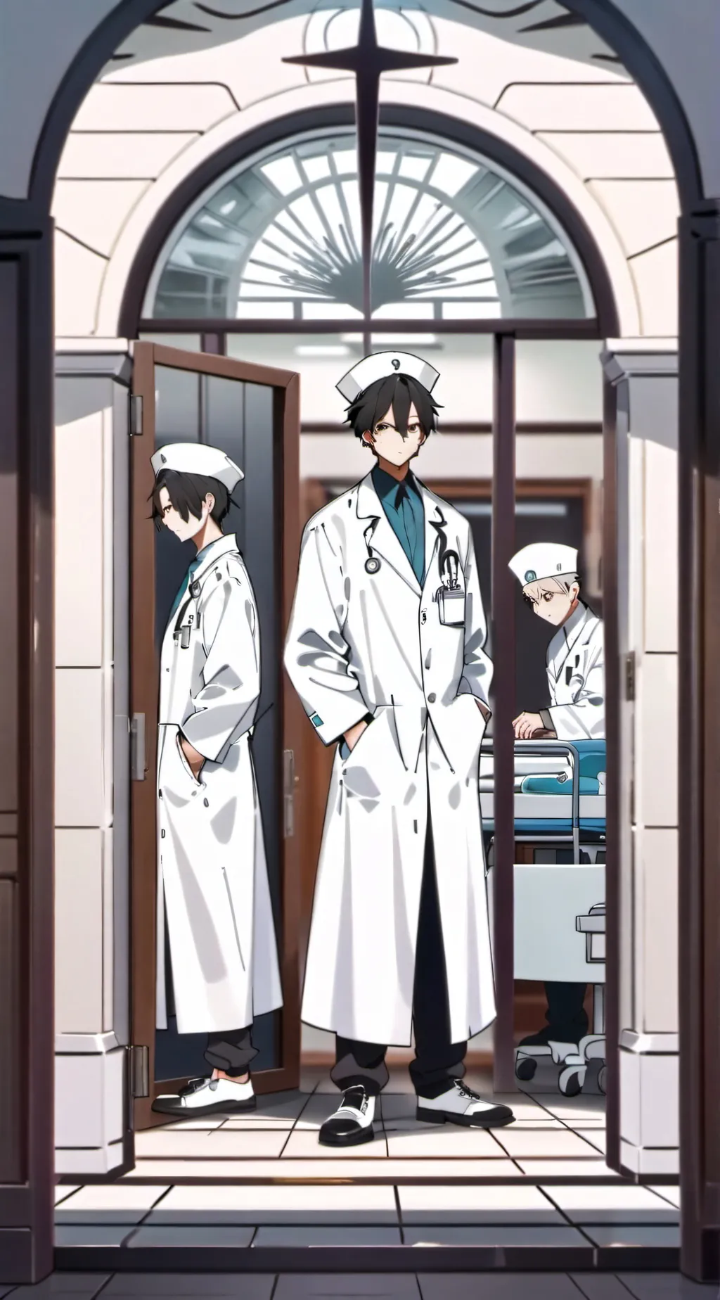 ai character: AbandonedHospital  background