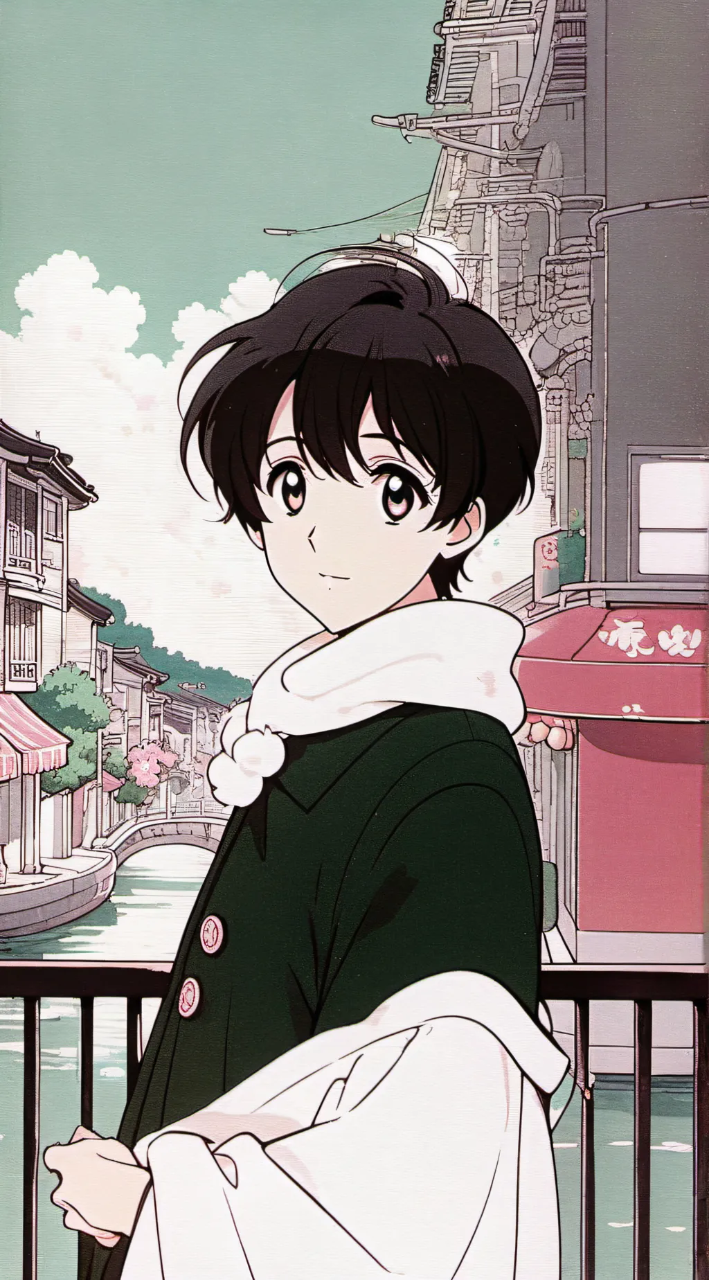 ai character: Shuichi  background
