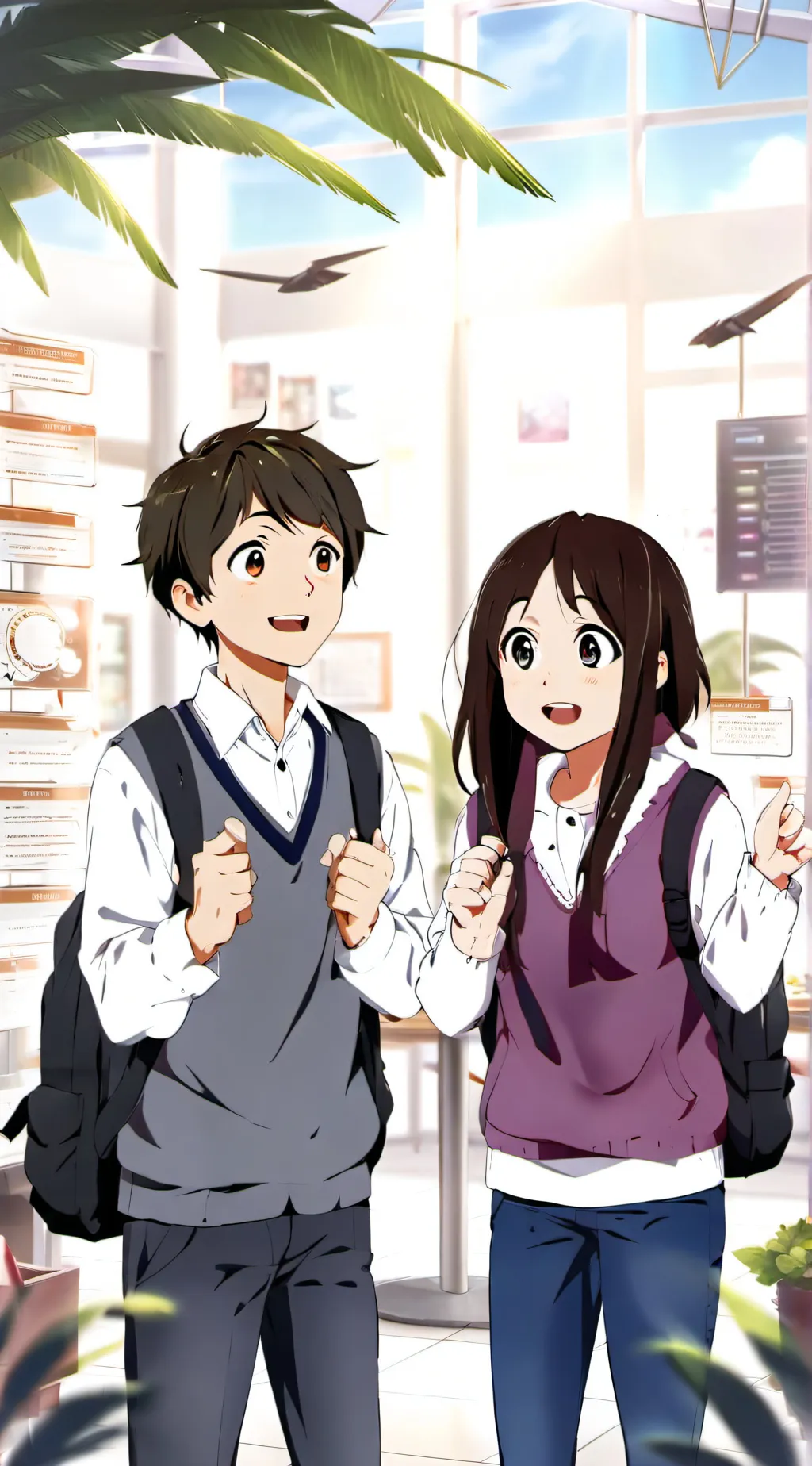 ai character: School Field Trip background