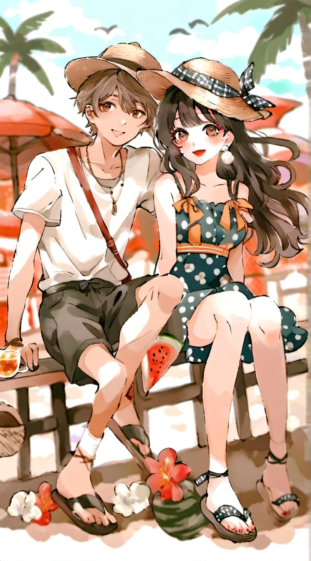 ai character: ♡TUA Summer Vacay♡ background