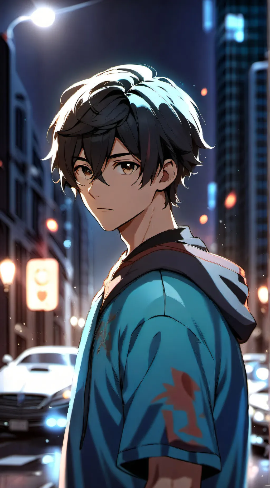 ai character: Leo background