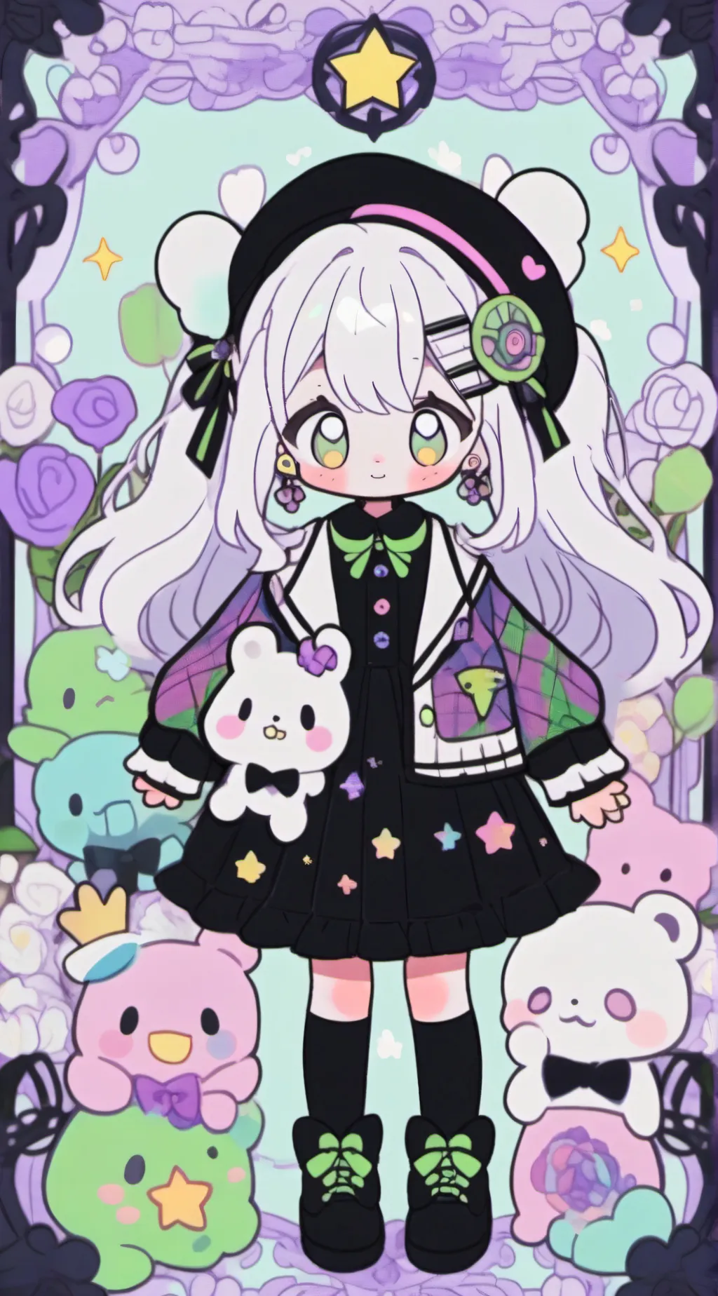 ai character: Mha pick me! background