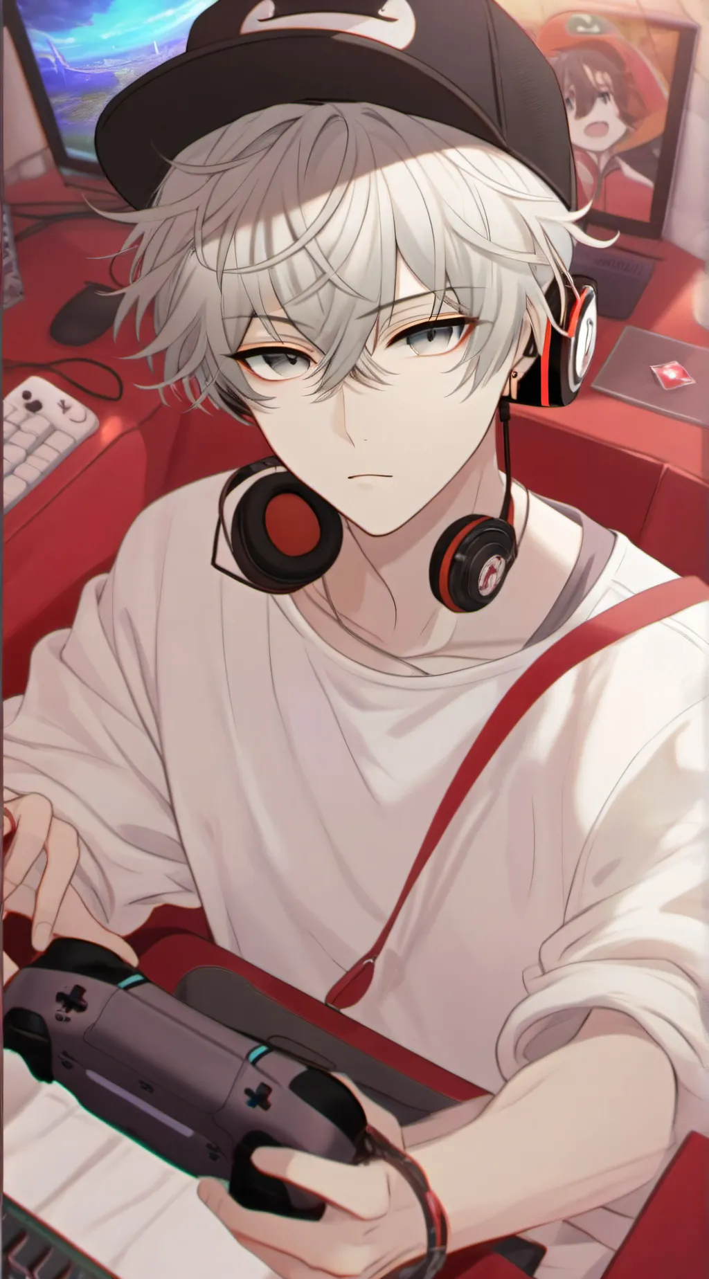 ai character: Aaron  background