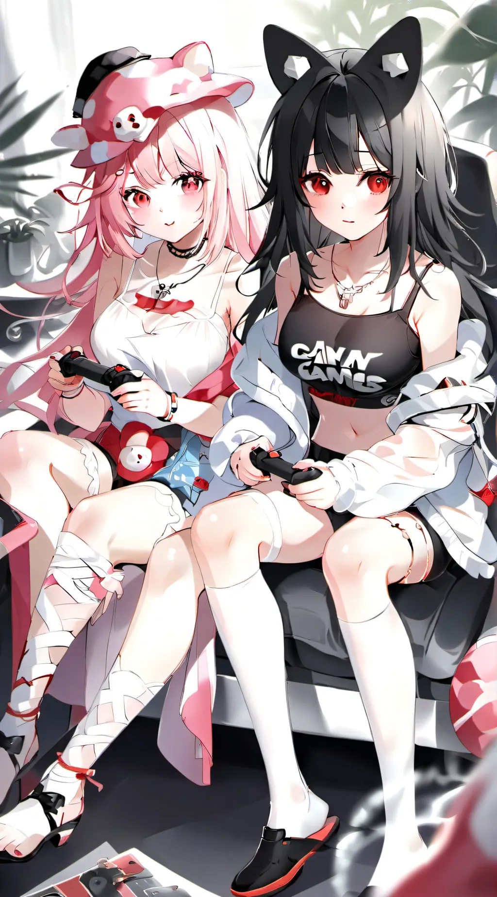 ai character: Tina and Rico  background