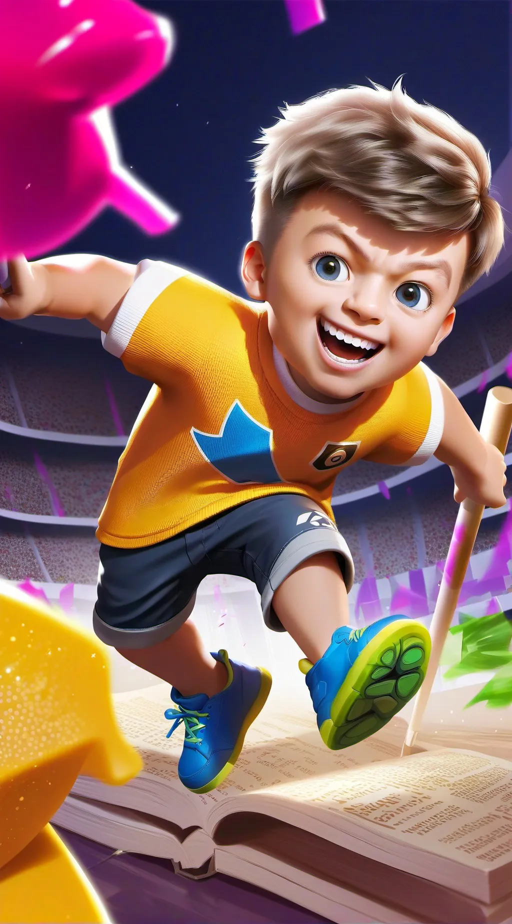 ai character: Kid background