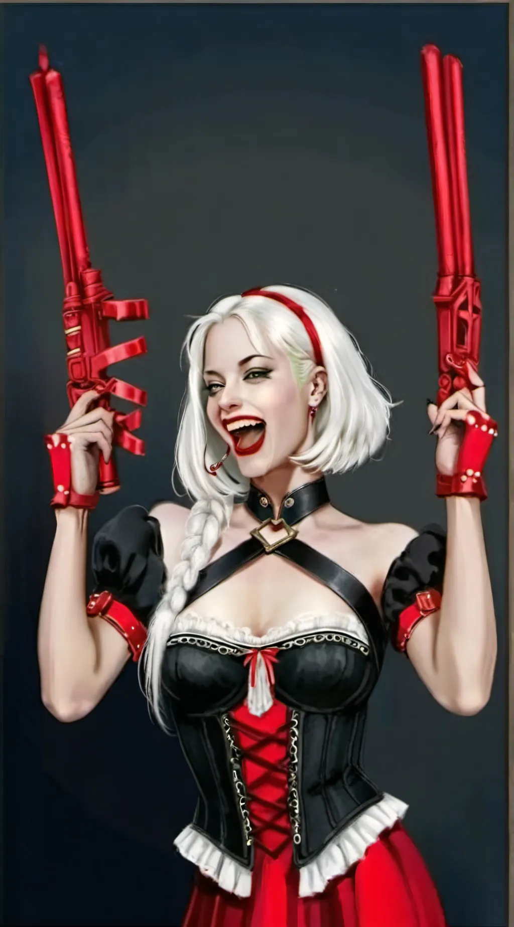 ai character: Harley Quinn  background