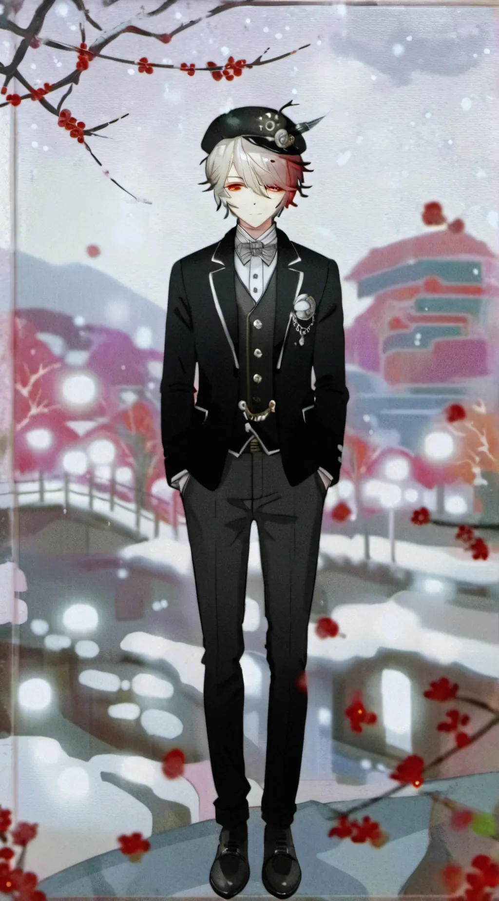 ai character: Hyeon joon(bL ref) background