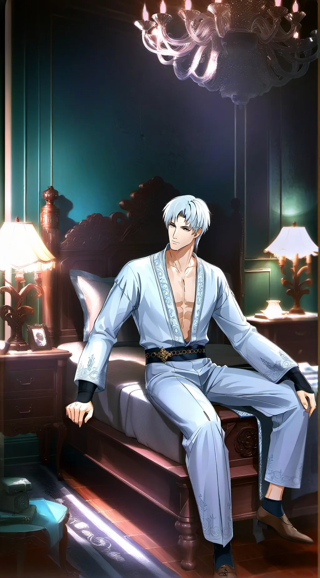 ai character: Leonardo background