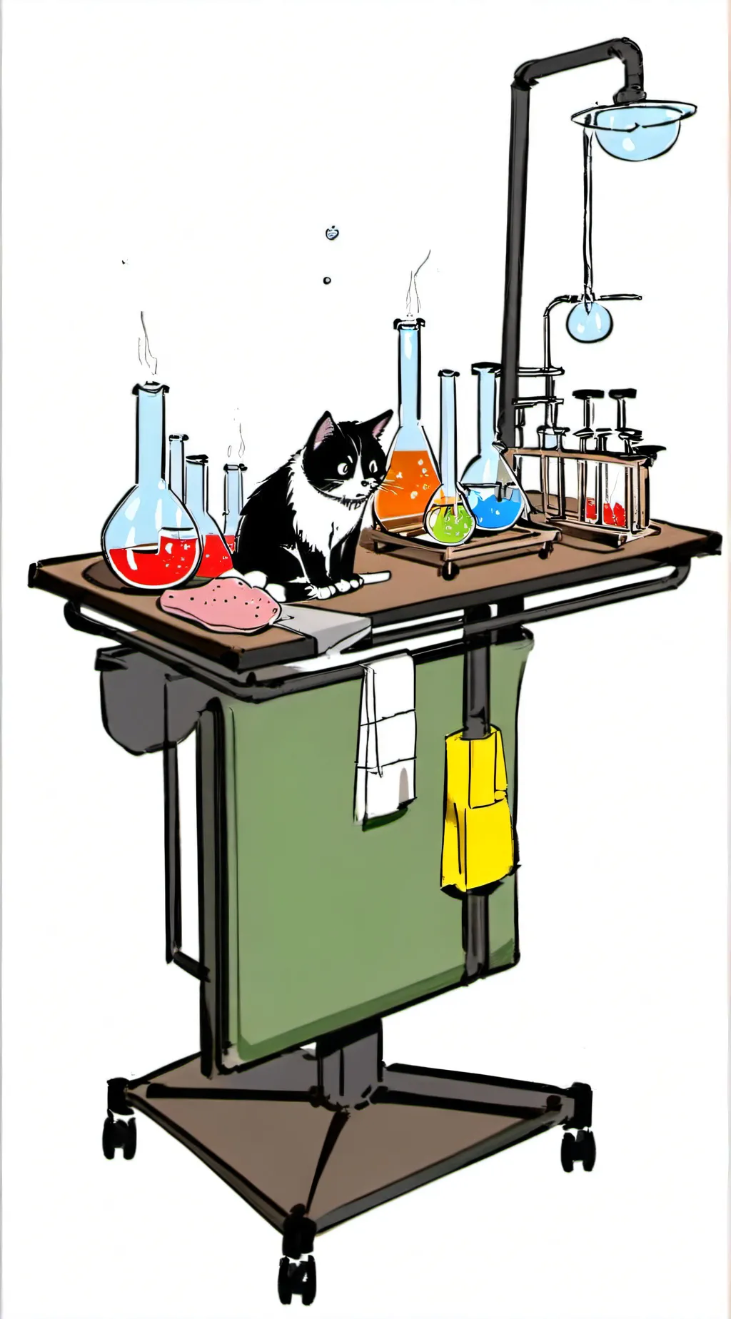 ai character: meow labs background