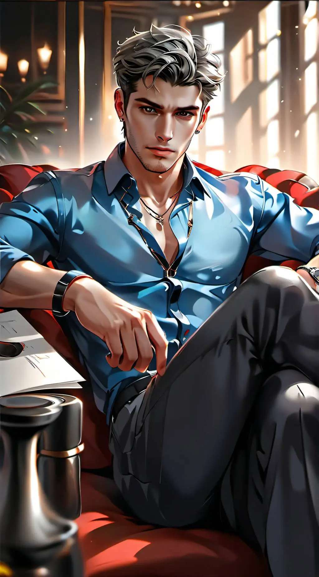 ai character: Jason Devon  background