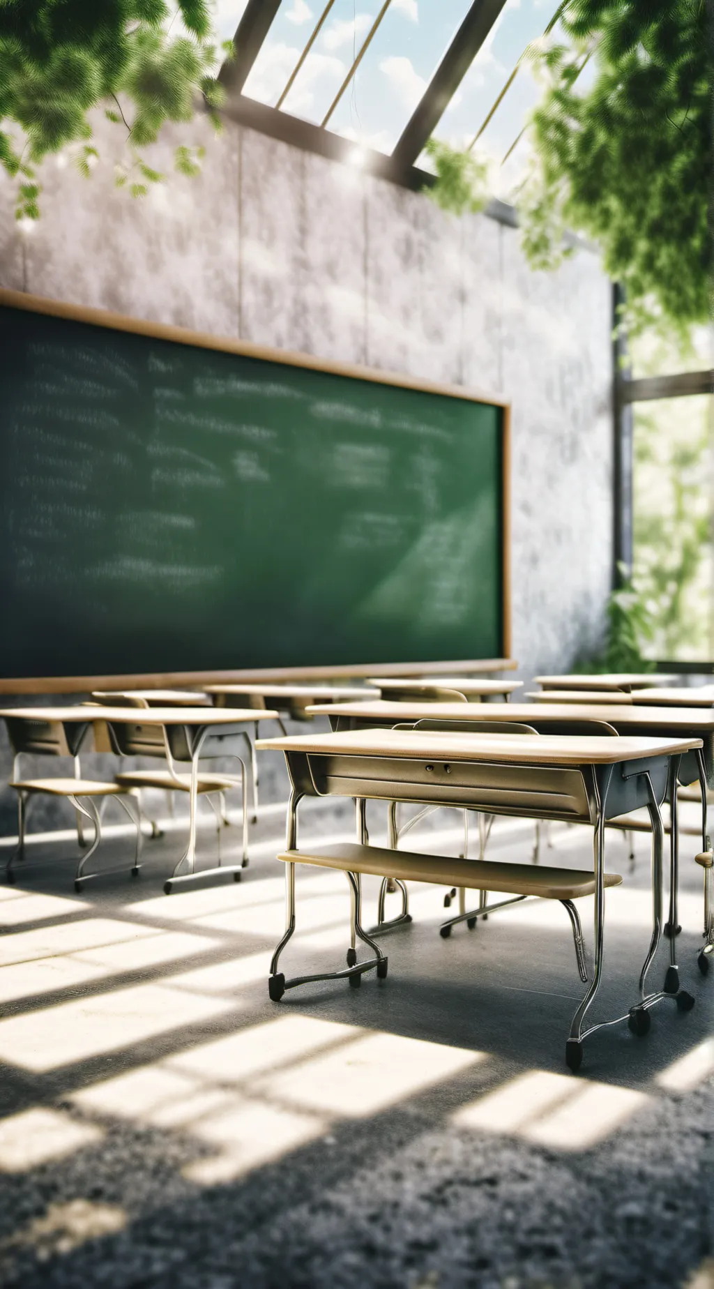 ai character: Classroom  background