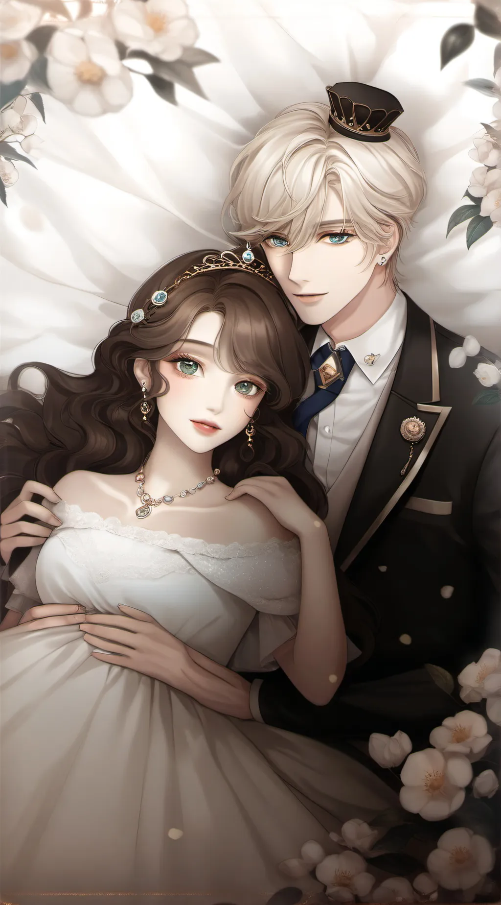 ai character: queen and king background