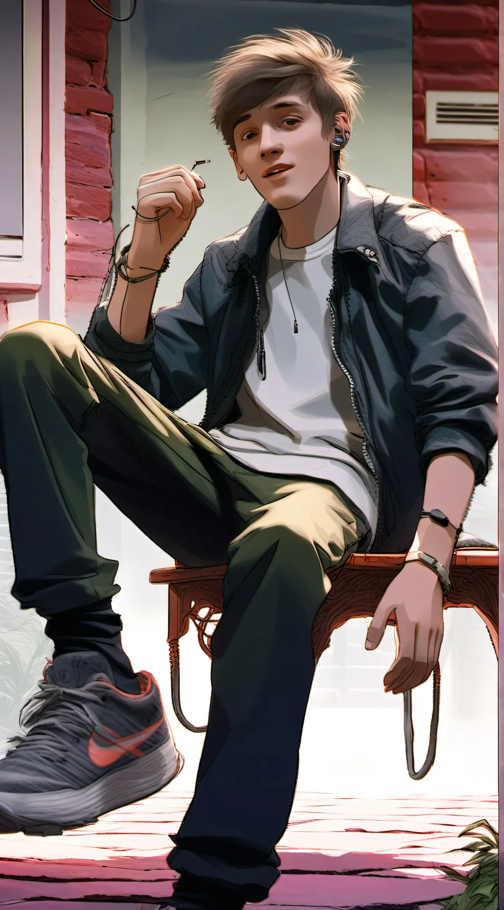 ai character: Noah  background