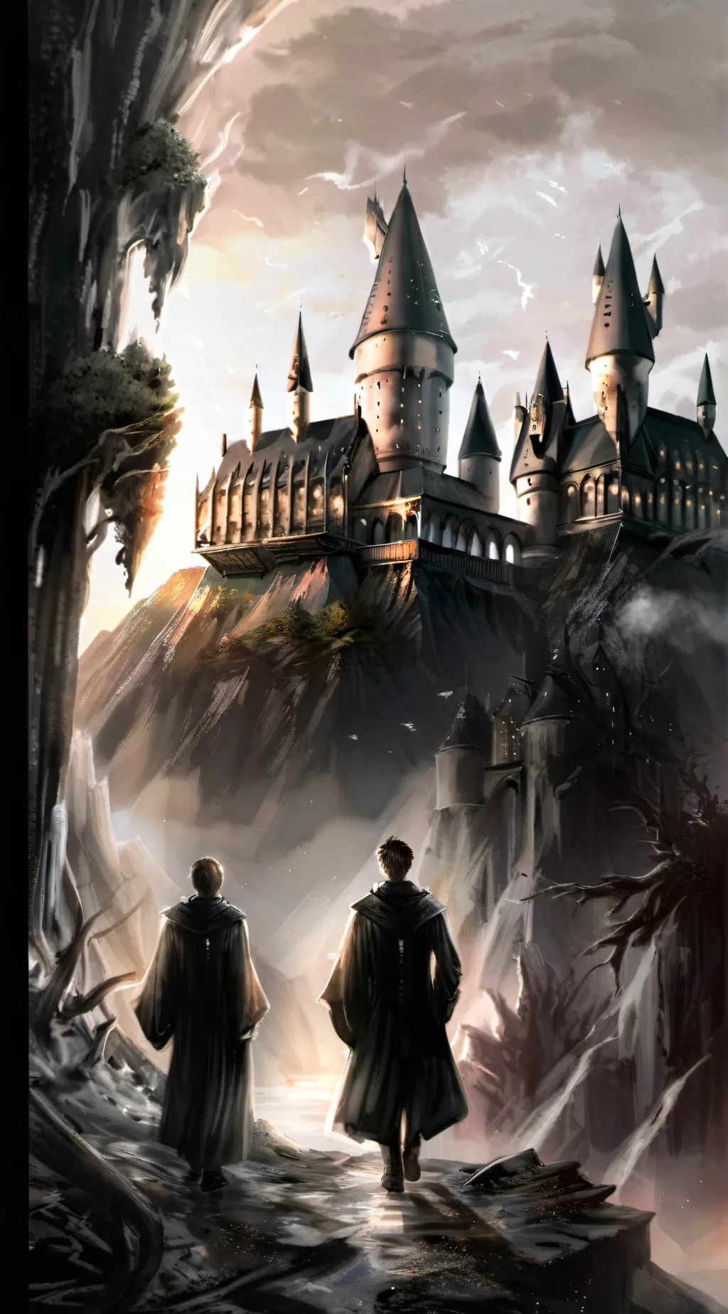 ai character: #Hogwarts background