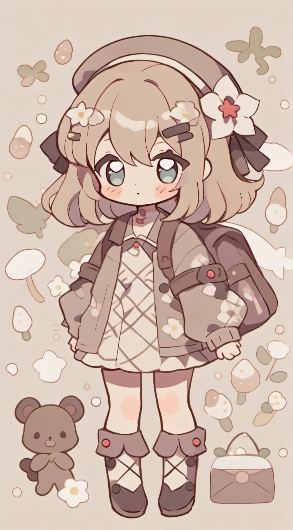 ai character: Banner background