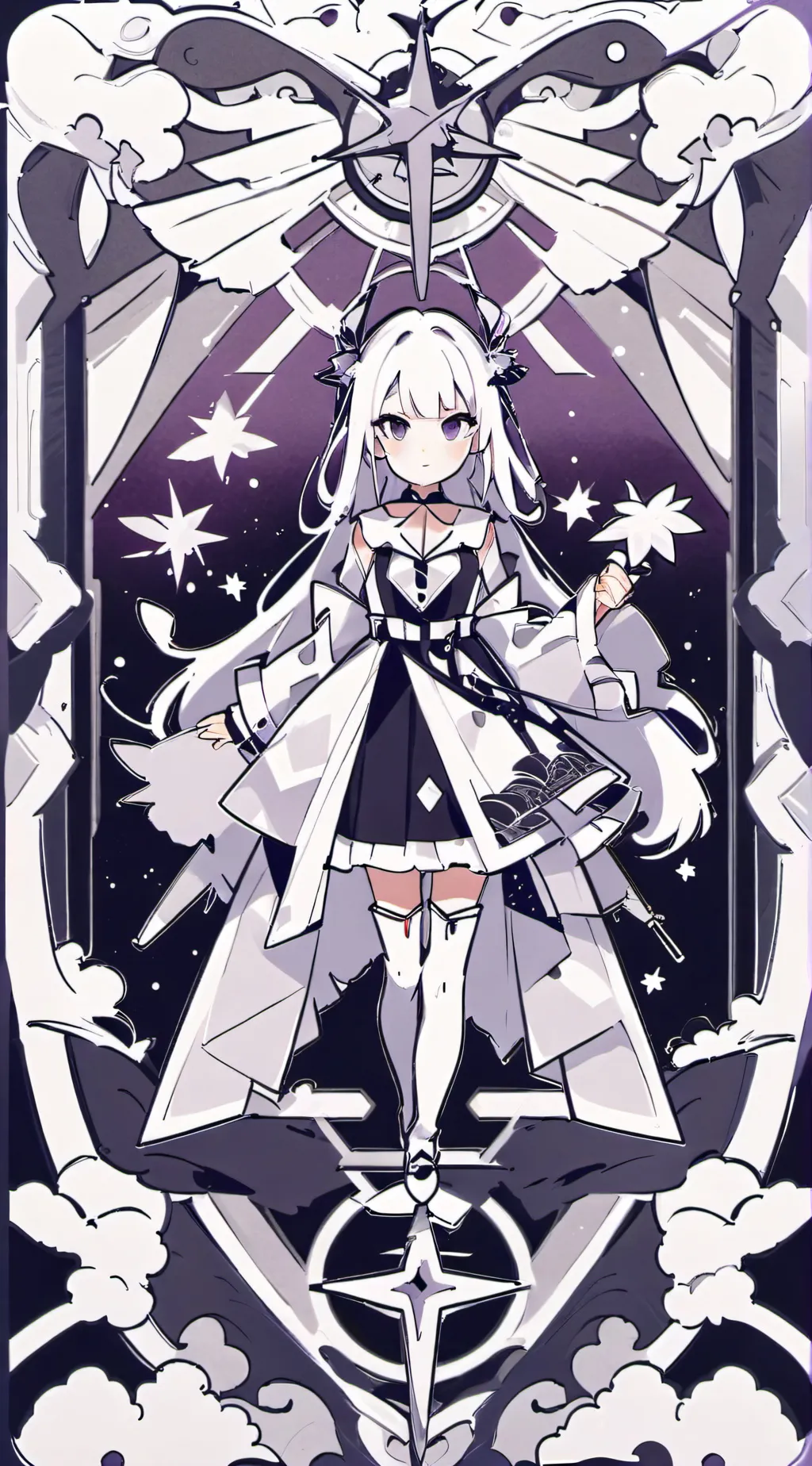 ai character: Clover background