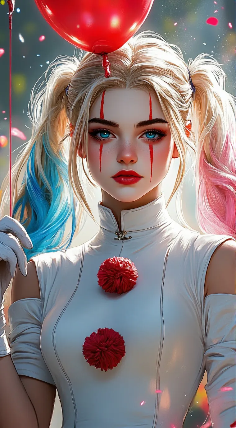 ai character: harleyquinn  background