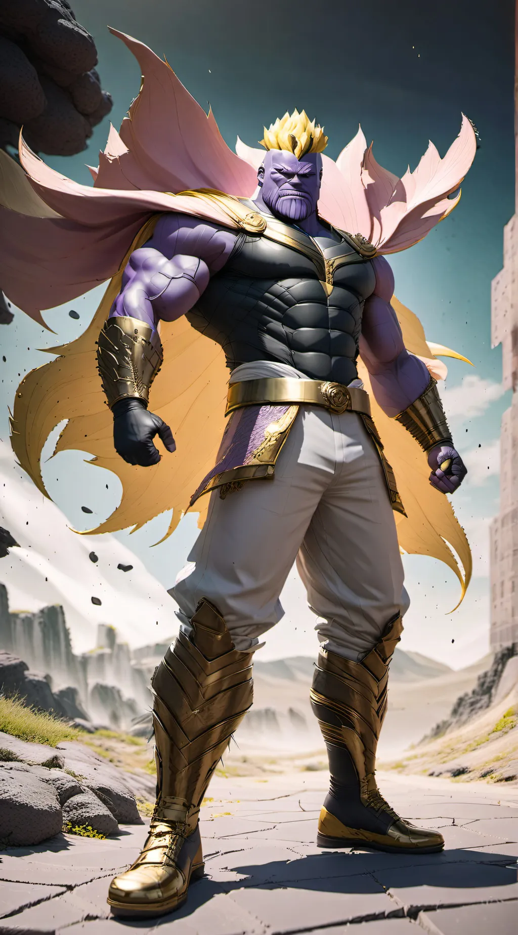 ai character: super Thanos background