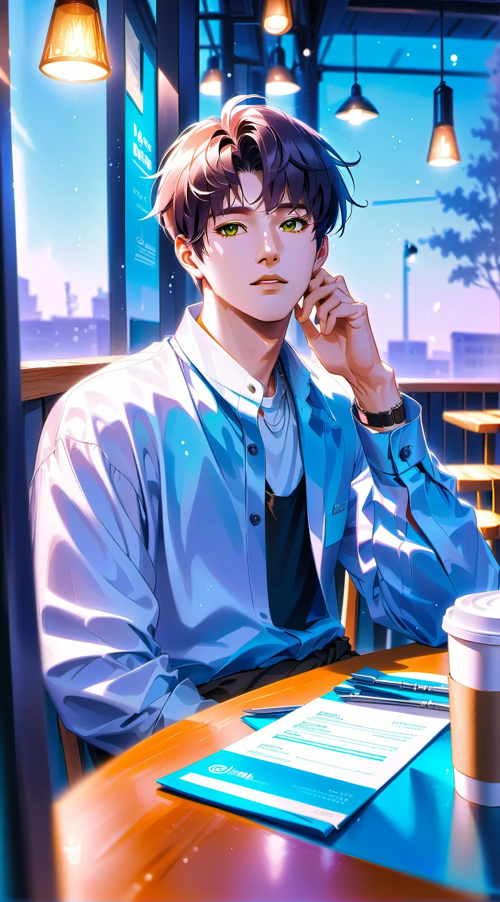 ai character: Liam background