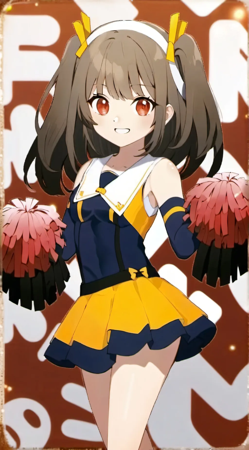 ai character: violet background