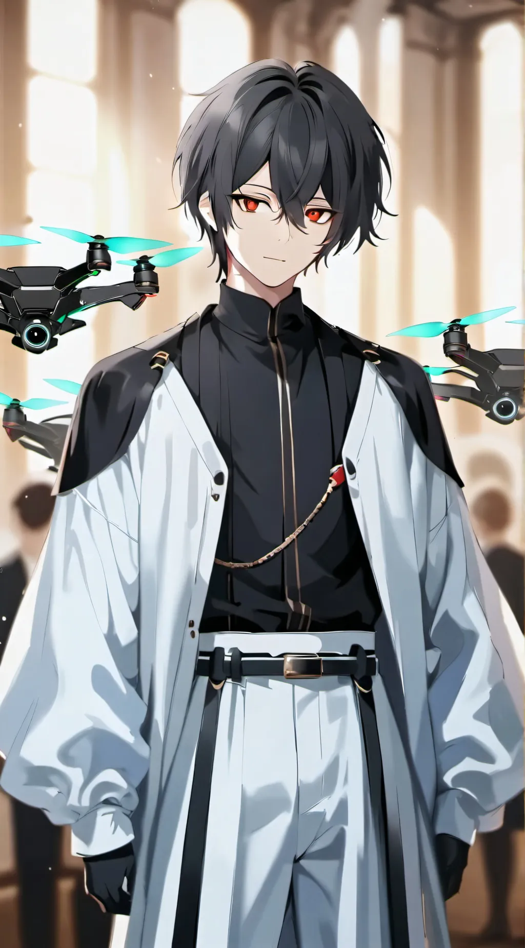 ai character: Murder drones background