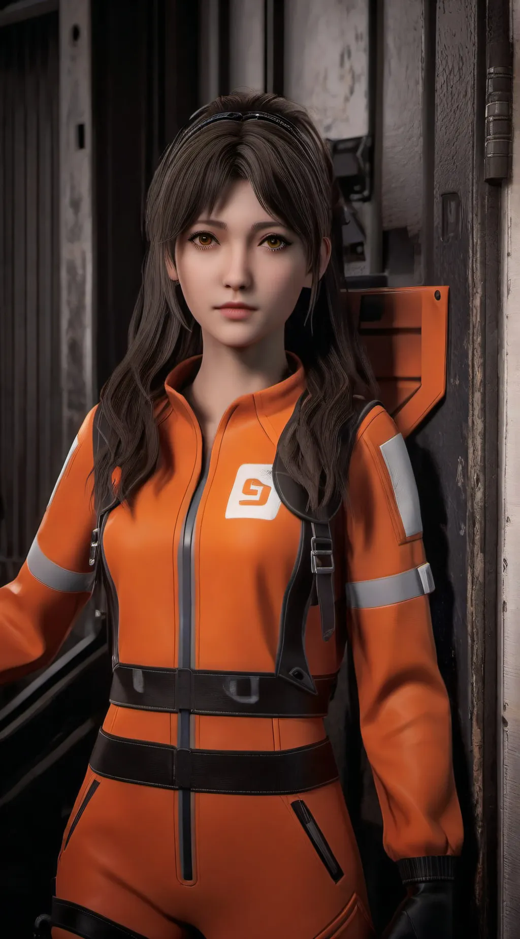 ai character: Female D-class background
