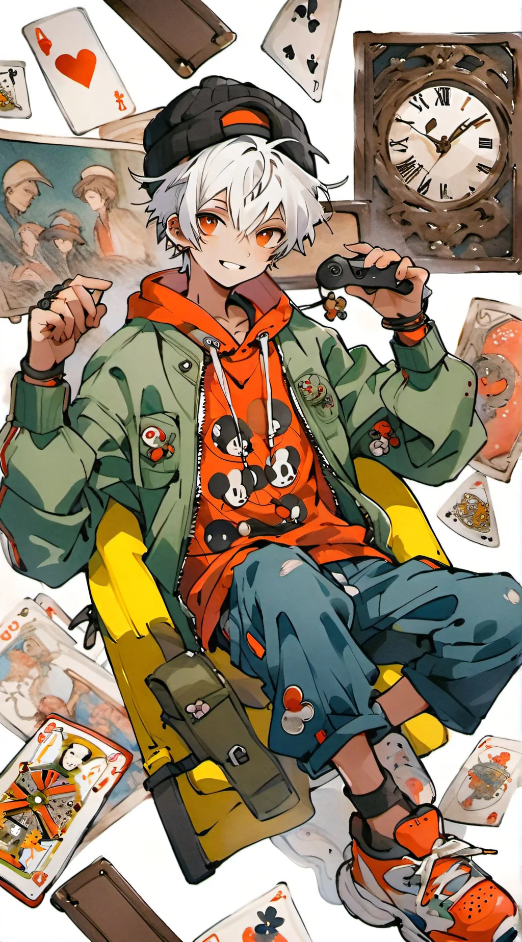 ai character: Gamer roommate background