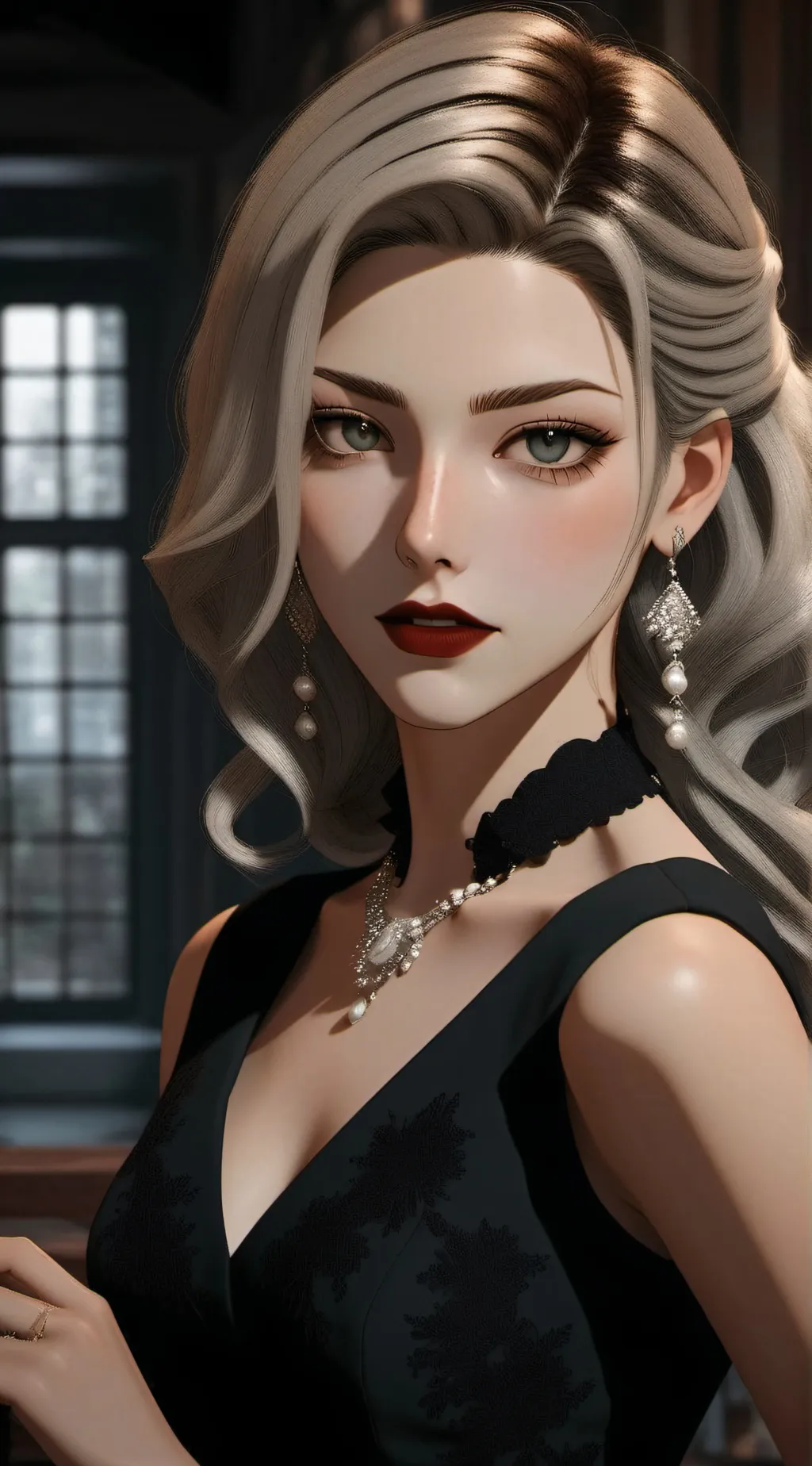 ai character: Maria Jones background