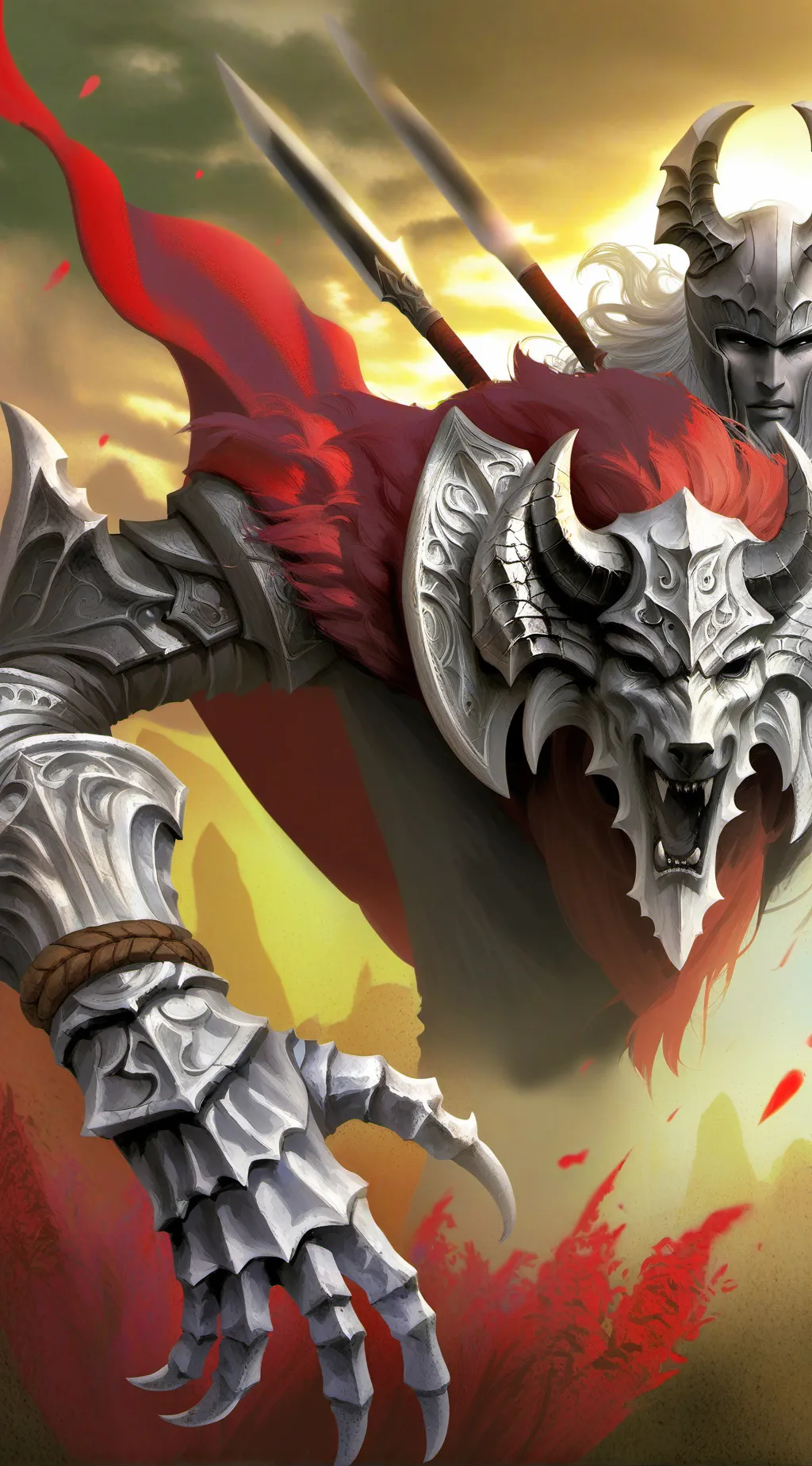 ai character: Beast fury background