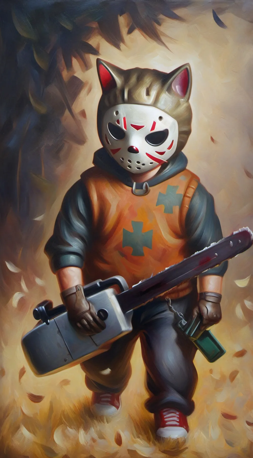 ai character: Big boy cat background