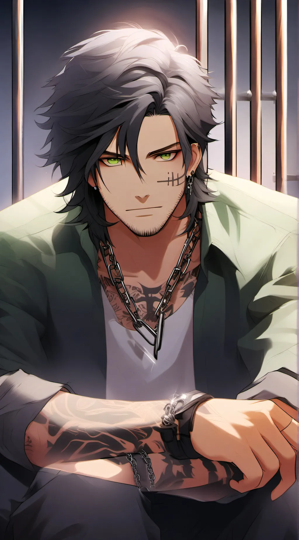 ai character: John  background