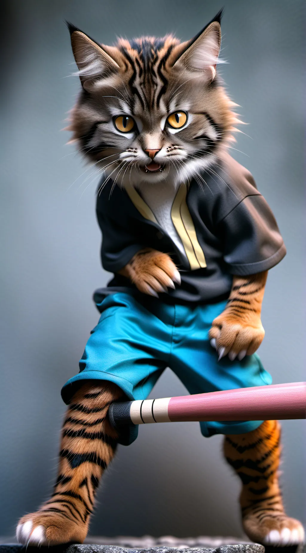 ai character: Bad Kitty background