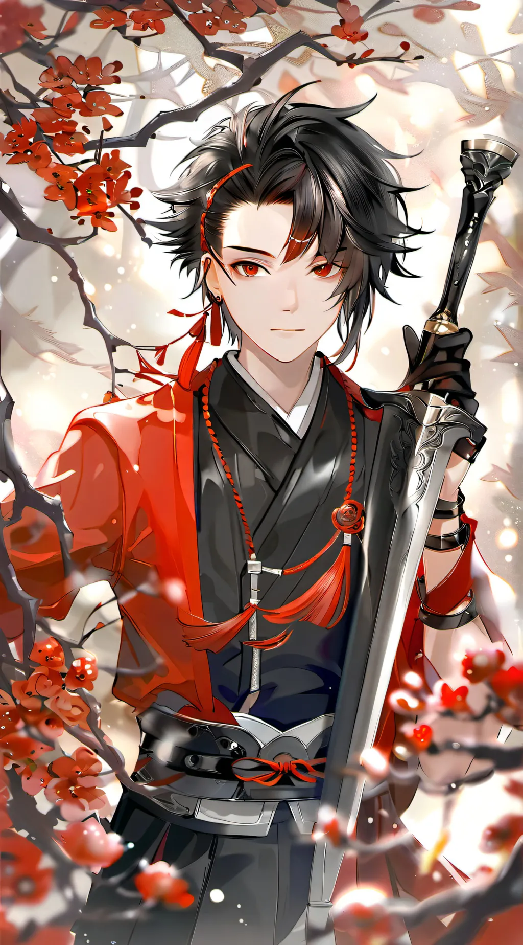 ai character: demon Slayer  background